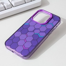 Futrola za iPhone 13 Pro leđa Honeycomb color - lila