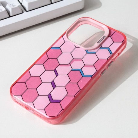 Futrola za iPhone 13 Pro leđa Honeycomb color - crvena