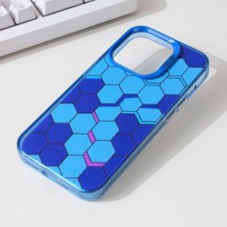 Futrola za iPhone 13 Pro leđa Honeycomb color - plava