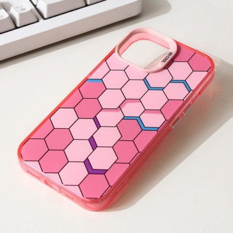 Futrola za iPhone 14 leđa Honeycomb color - crvena