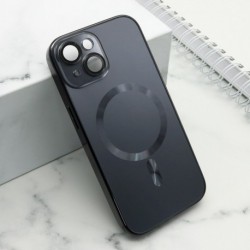 Futrola za iPhone 15 leđa Elegant metal MagSafe - crna