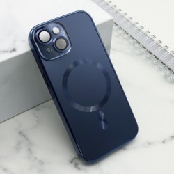 Futrola za iPhone 15 leđa Elegant metal MagSafe - plava