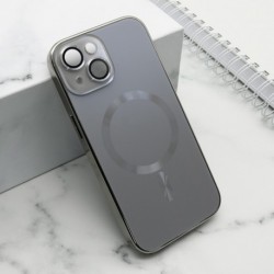 Futrola za iPhone 15 leđa Elegant metal MagSafe - siva