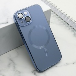 Futrola za iPhone 15 leđa Elegant metal MagSafe - svetlo plava