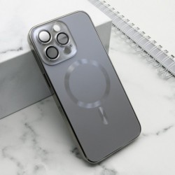 Futrola za iPhone 15 Pro Max leđa Elegant metal MagSafe - siva