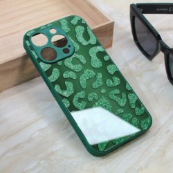 Futrola za iPhone 14 Pro leđa Shiny glass - zelena