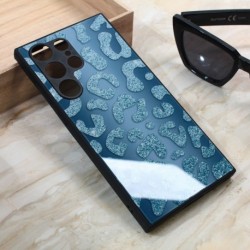 Futrola za Samsung Galaxy S23 Ultra leđa Shiny glass - plava
