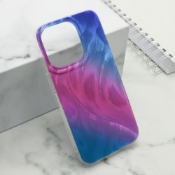 Futrola za iPhone 14 Pro leđa Ice glow - plavo-lila