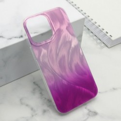 Futrola za iPhone 14 Pro Max leđa Ice glow - roze-lila