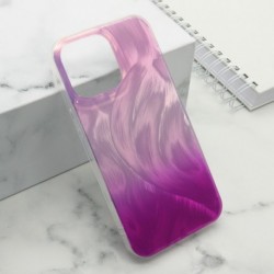 Futrola za iPhone 15 Pro Max leđa Ice glow - roze-lila