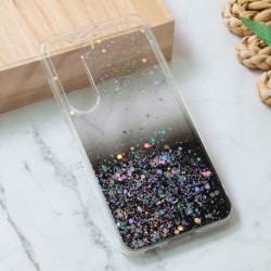 Futrola za Samsung Galaxy S23 leđa silikon Glitter - crna