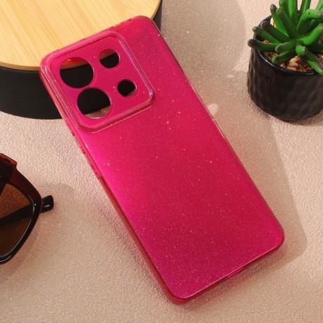 Futrola za Xiaomi Redmi Note 13 Pro leđa Sparkle dust - bordo