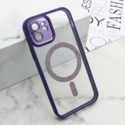 Futrola za iPhone 12/12 Pro leđa Diamond MagSafe - ljubičasta