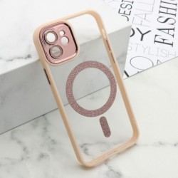 Futrola za iPhone 12/12 Pro leđa Diamond MagSafe - roza