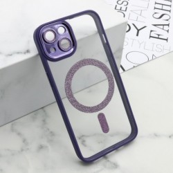 Futrola za iPhone 13 leđa Diamond MagSafe - ljubičasta