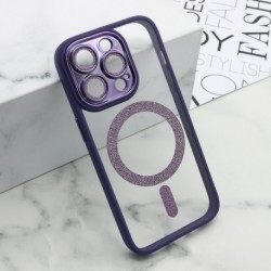 Futrola za iPhone 14 Pro leđa Diamond MagSafe - ljubičasta