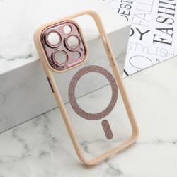 Futrola za iPhone 14 Pro leđa Diamond MagSafe - roza