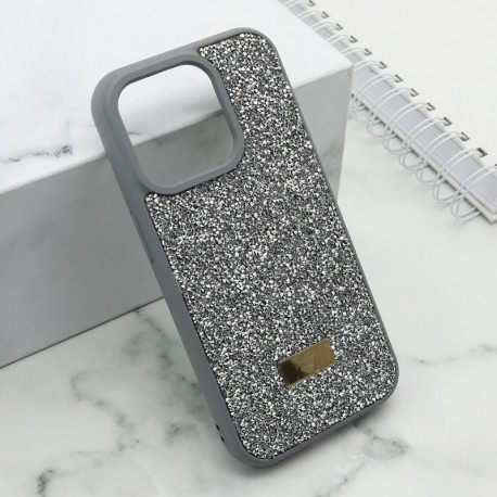 Futrola za iPhone 15 Pro leđa Diamond select - srebrna