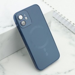 Futrola za iPhone 12/12 Pro leđa Elegant metal MagSafe - plava