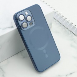 Futrola za iPhone 13 Pro leđa Elegant metal MagSafe - plava
