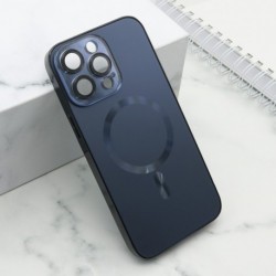 Futrola za iPhone 14 Pro Max leđa Elegant metal MagSafe - crna