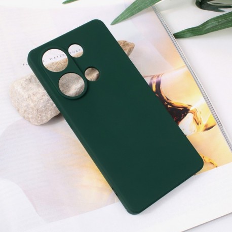 Futrola za Xiaomi Redmi Note 13 Pro 4G leđa Soft velvet - tamno zelena