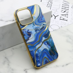 Futrola za iPhone 15 Pro Max leđa Marble - plava