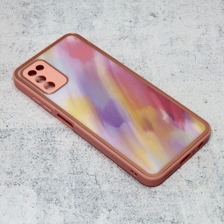 Futrola za Samsung Galaxy A02s/A03s leđa Candy Marble - svetlo ljubičasta