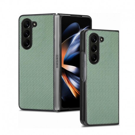 Futrola za Samsung Galaxy Z Fold 5/Fold5 preklop bez magneta sa prozorom Folding - zelena