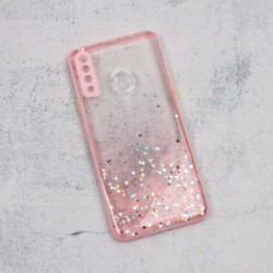 Futrola za Samsung Galaxy A20s leđa Frame glitter - roza