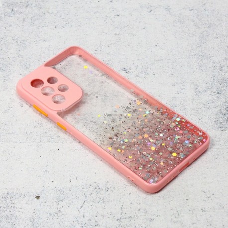 Futrola za Samsung Galaxy A33 5G leđa Frame glitter - roza