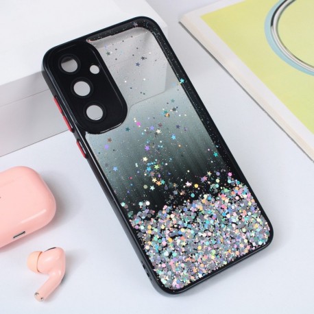 Futrola za Samsung Galaxy A35 leđa Frame glitter - crna