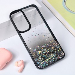 Futrola za Samsung Galaxy A55 leđa Frame glitter - crna