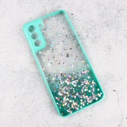 Futrola za Samsung Galaxy S21 Plus 5G leđa Frame glitter - tirkizna