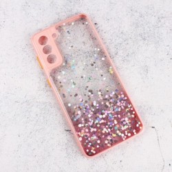 Futrola za Samsung Galaxy S21 Plus 5G leđa Frame glitter - roza