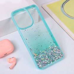 Futrola za Xiaomi Redmi 13C leđa Frame glitter - tirkizna