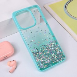 Futrola za Xiaomi Redmi Note 13 4G leđa Frame glitter - tirkizna