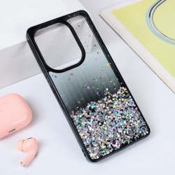 Futrola za Xiaomi Redmi Note 13 Pro 4G leđa Frame glitter - crna