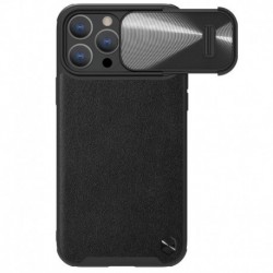 Futrola za iPhone 14 Pro leđa Nillkin Cam shield leather S - crna