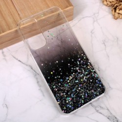 Futrola za Samsung Galaxy A25 leđa silikon Glitter - crna