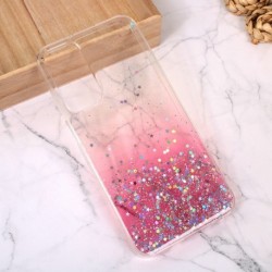 Futrola za Samsung Galaxy A25 leđa silikon Glitter - roza