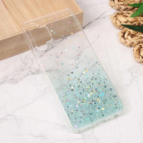 Futrola za Samsung Galaxy A32/4G leđa silikon Glitter - tirkizna