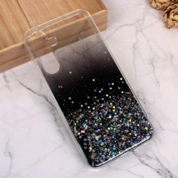 Futrola za Samsung Galaxy A35 leđa silikon Glitter - crna