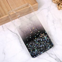 Futrola za Samsung Galaxy A55 leđa silikon Glitter - crna