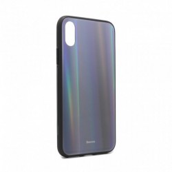 Futrola za iPhone X/XS leđa Baseus Laser luster - crna