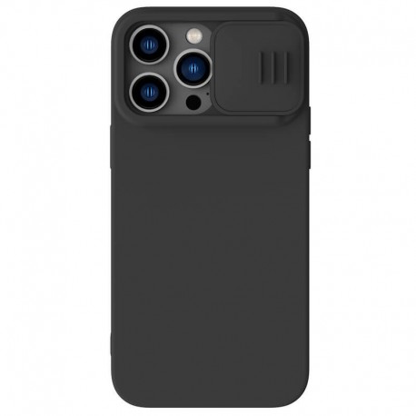Futrola za iPhone 14 Pro Max leđa Nillkin Cam shield Silky - crna