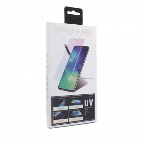 Zaštitno staklo za Samsung Galaxy A20/A30/A30s/A50/A50s/M10s (zakrivljeno 3D) UV pun lepak Full cover G bez lampe - providna