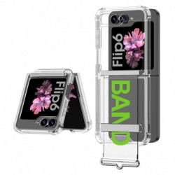 Futrola za Samsung Galaxy Z Flip 6/Flip6 leđa Clear strap - zelena