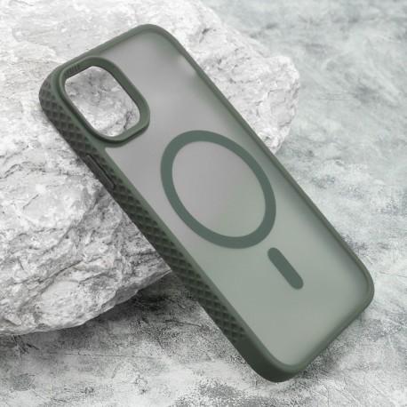 Futrola za iPhone 11 leđa Rugged MagSafe - tamno zelena