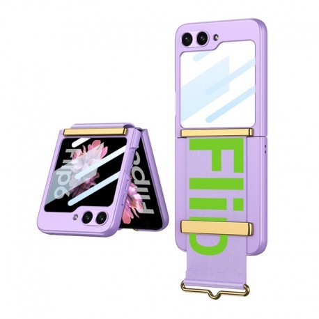 Futrola za Samsung Galaxy Z Flip 6/Flip6 leđa Strap case - ljubičasta